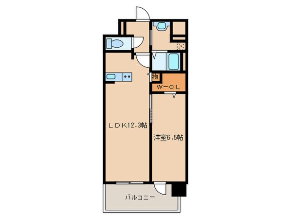 Ｌ´ＥＮＶＯＬ　ＭＥＩＥＫＩの物件間取画像